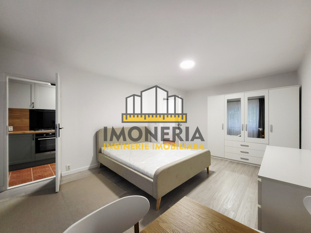 Garsoniera-prima chirie-0% comision-600m metrou C. Georgian