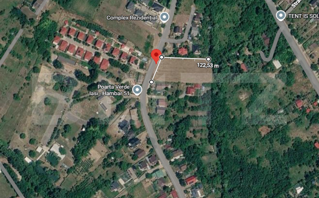 Teren intravilan, 4300 mp, zona Breazu
