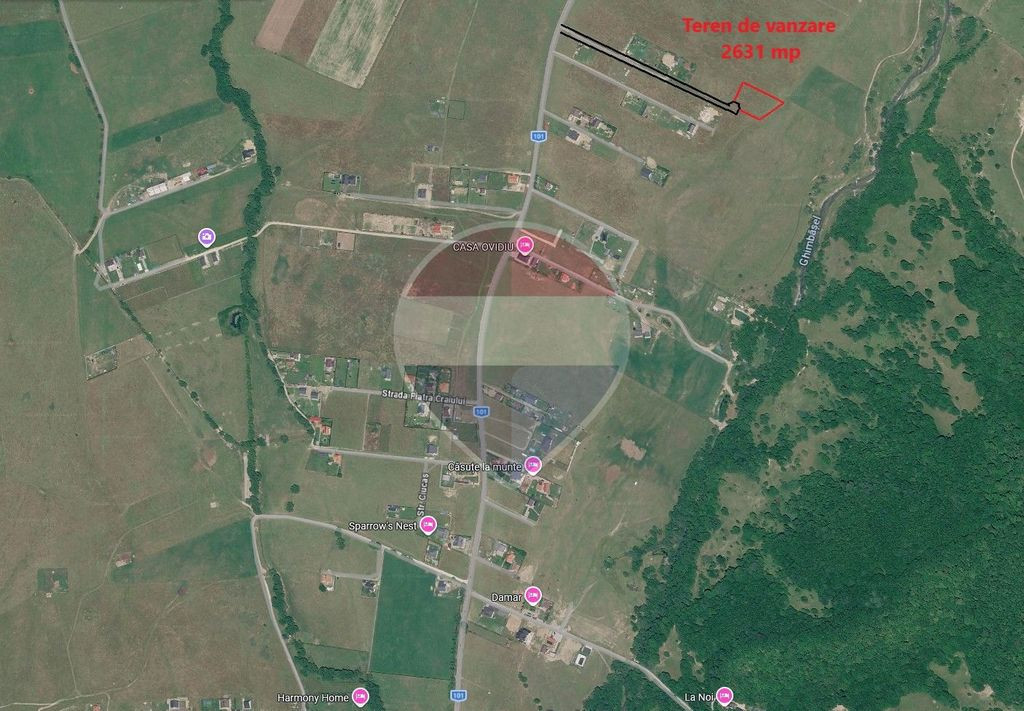 Teren intravilan Rasnov Glajerie, 2631mp, PUZ aprobat