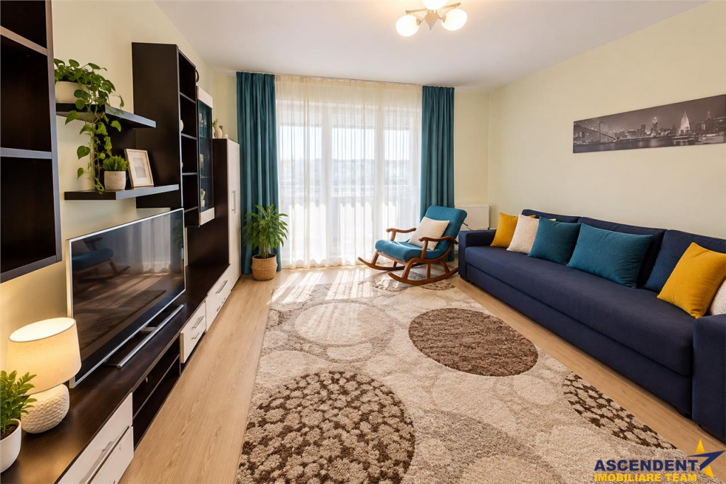 Apartament 2 camere,decomandat, mobilat,utilat,Avantgarden,B
