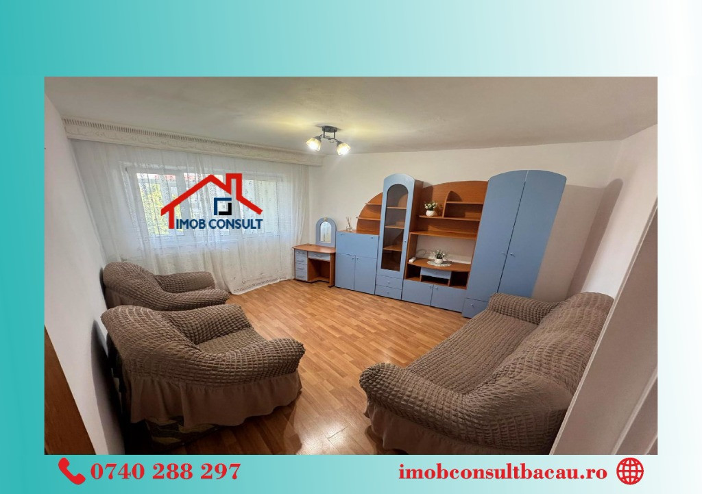 Apartament cu 2 camere de închiriat | Decomandat | Balcon | Nord|CE180