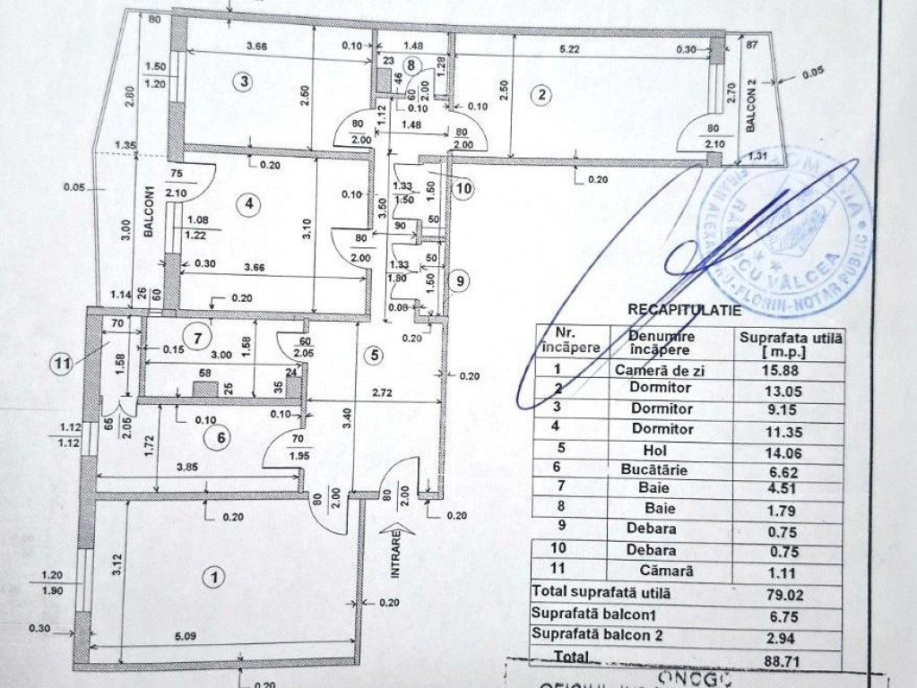 Apartament 3 camere zona Kaufland Ostroveni