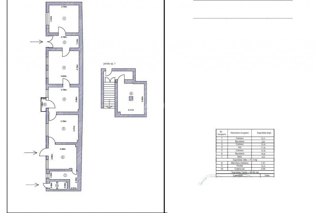 Casa zona Armeneasca- Mosilor, str. Toamnei, Bucuresti