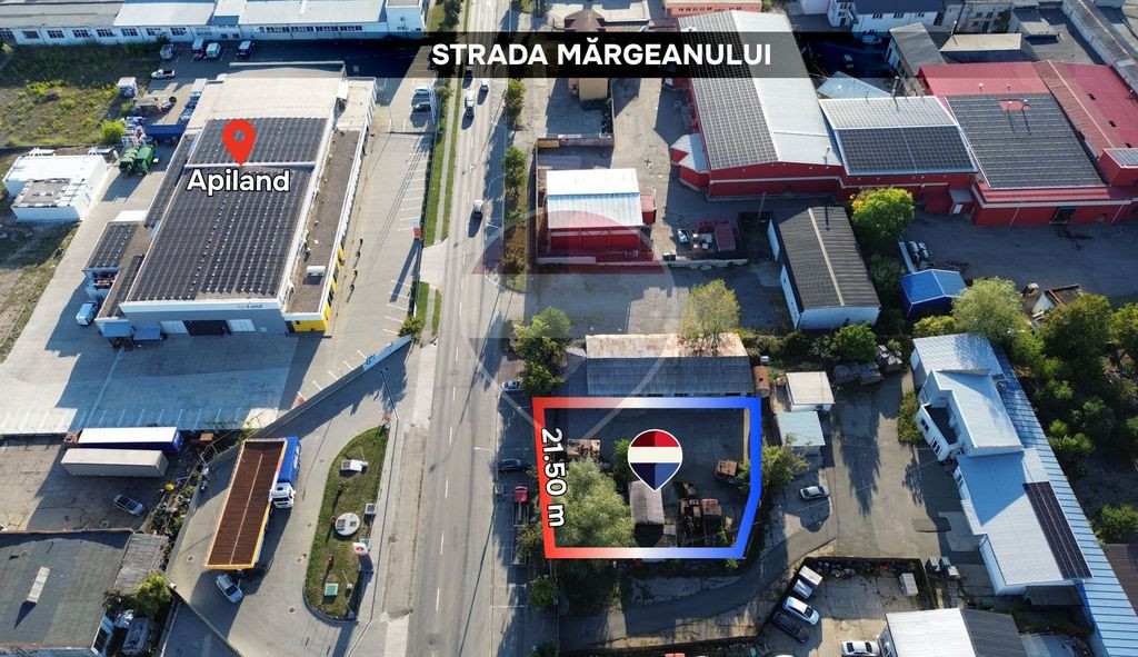 De vanzare teren zona Margianului potrivită pentru SHOWROOM