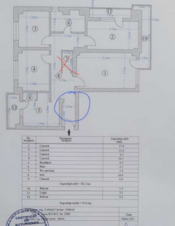 Apartament 4 camere zona -Alexandru Obregia