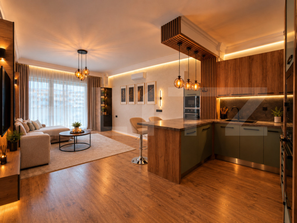 Apartament cu 2 camere, 53 mp, terasa, parcare subterana, E