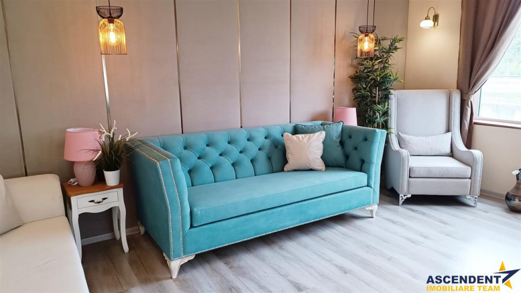 Apartament mobilat, 2 camere decomandate, loc de parcare, Ur