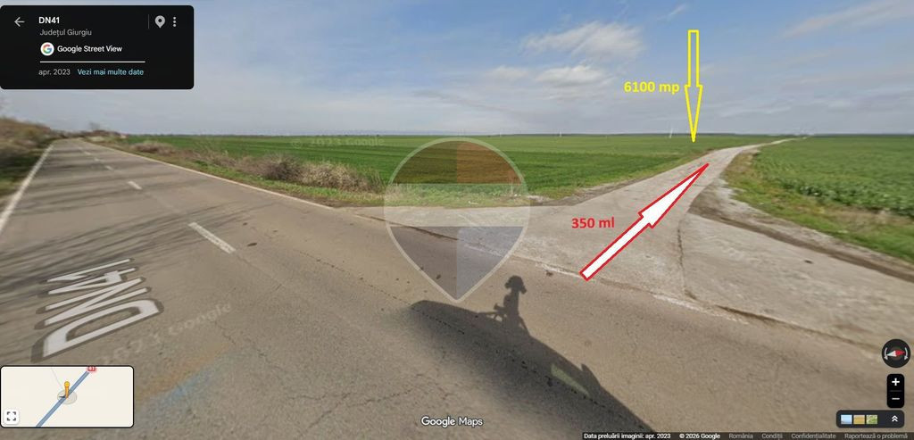 Teren extrvilan agricol de 6,100 mp - Comana / Giurgiu