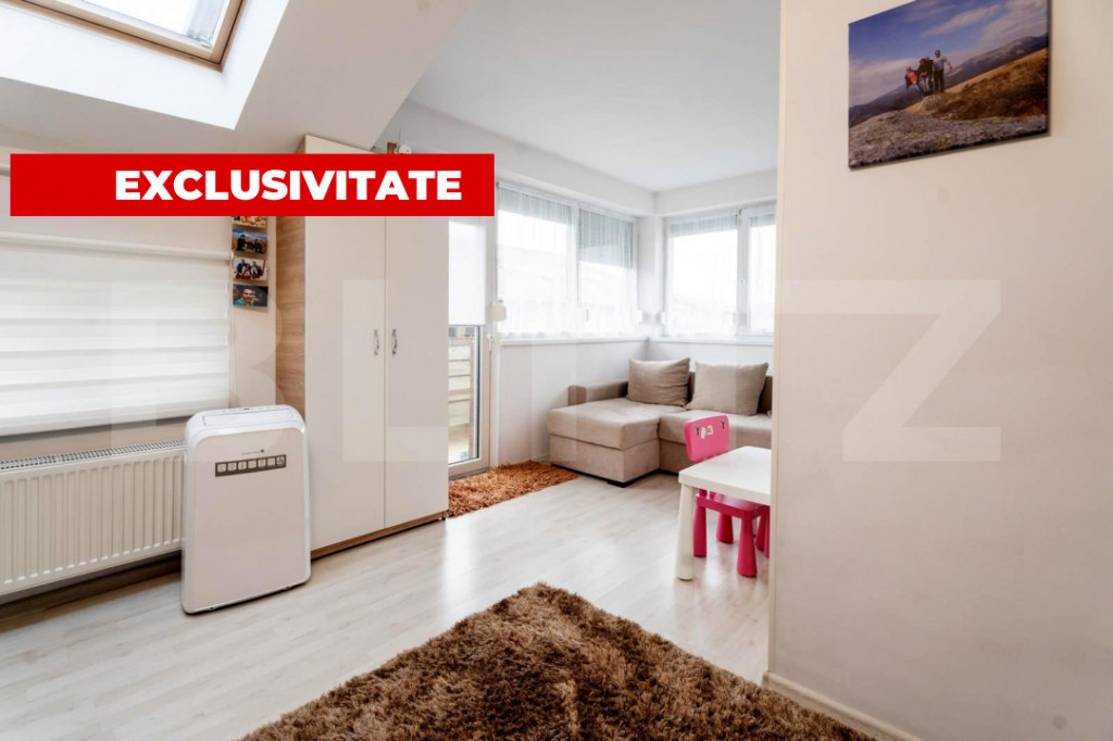 Apartament 3 camere, 2 balcoane, 73 mp suprafata totala, str
