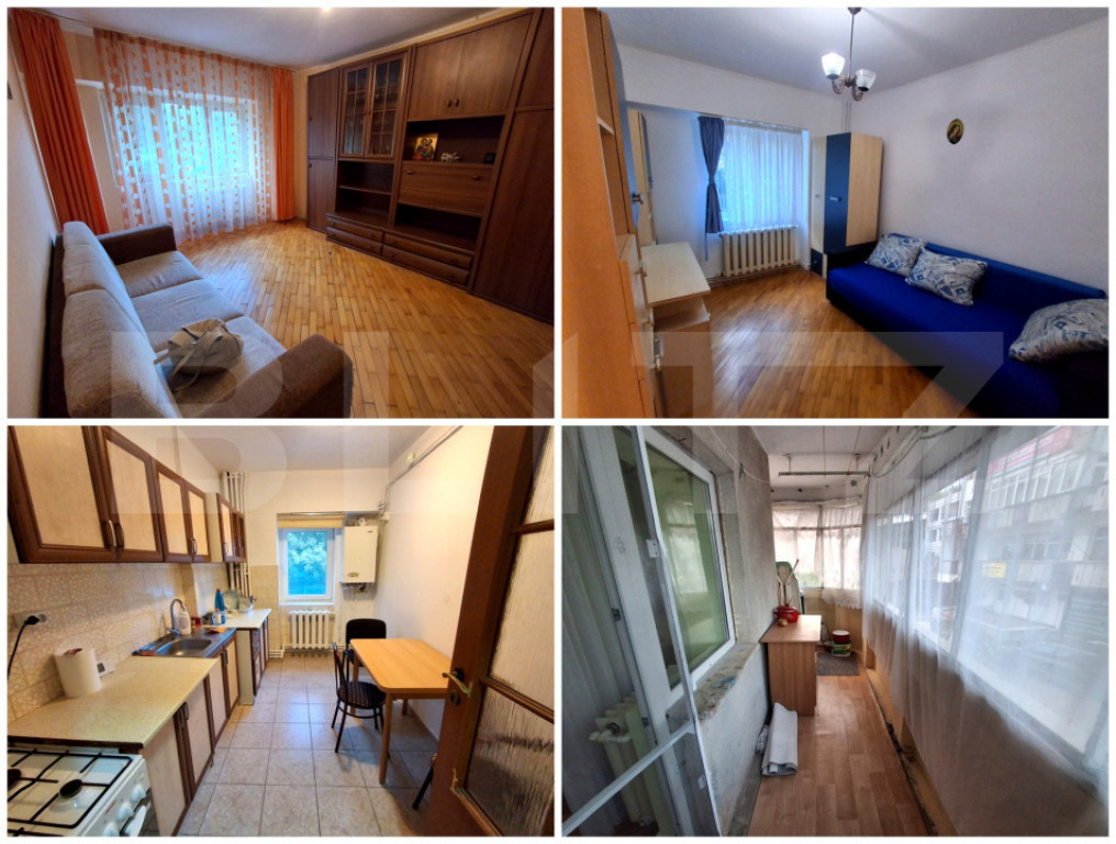 Apartament 3 camere Pacurari, etaj 1, 71mp util, exclusivia