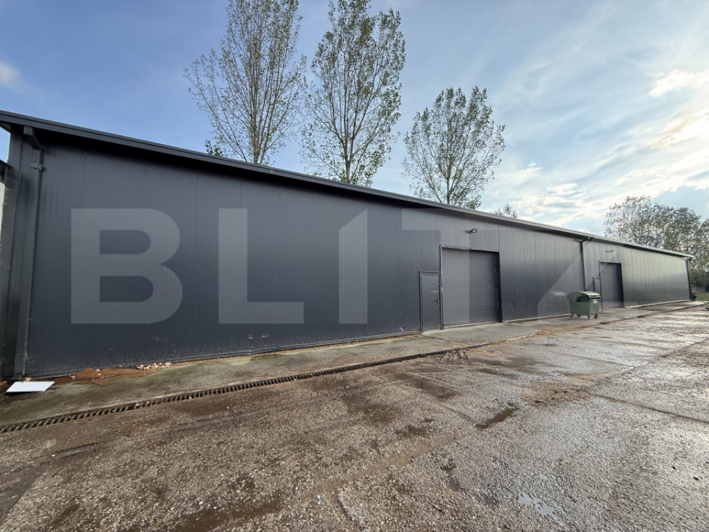 Spatiu comercial de închiriat/ hală ,400 mp, zona Vetiș