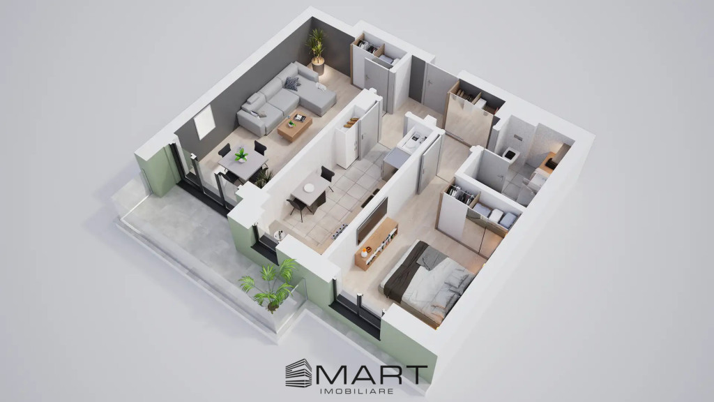 Apartament 2 camere — Valletta Park 2.0, B2-AP23