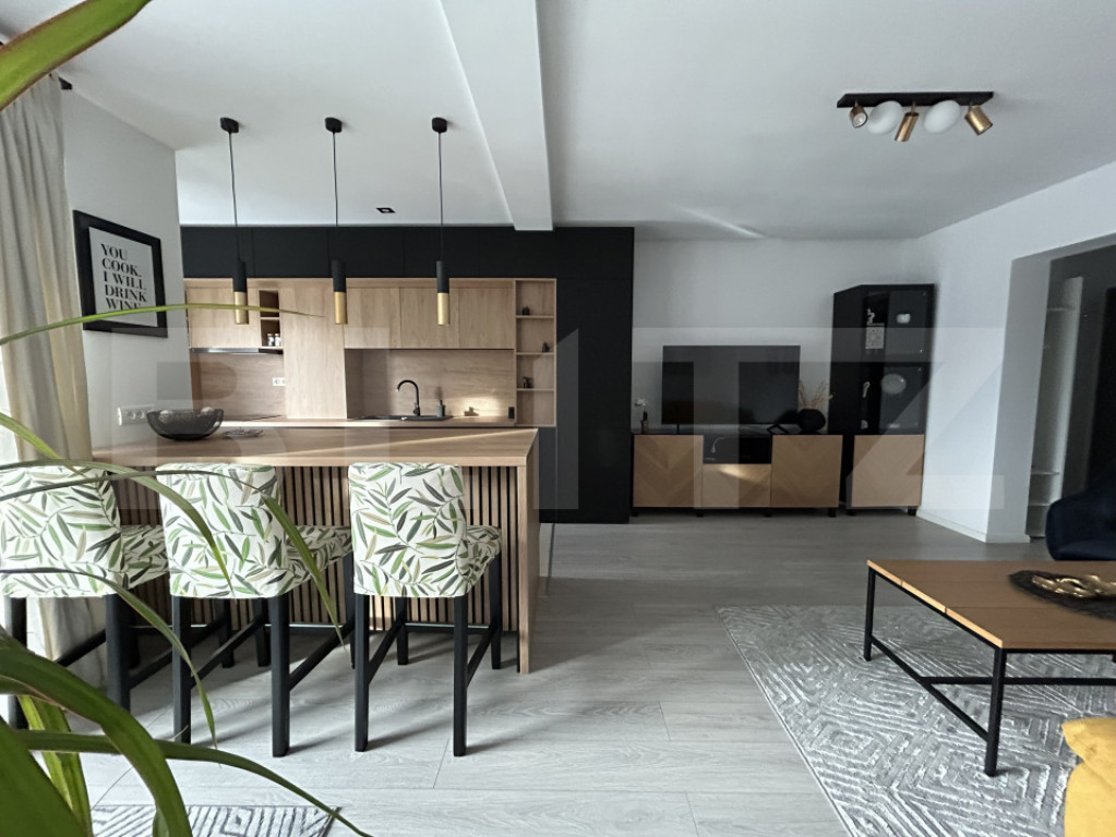 Apartament deosebit: 3 camere, terasă și 2 parcări inclus