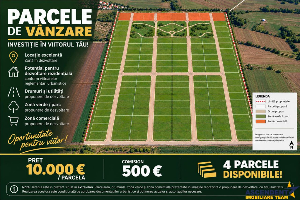 Parcela de teren 503 mp, Bod - Sanpetru