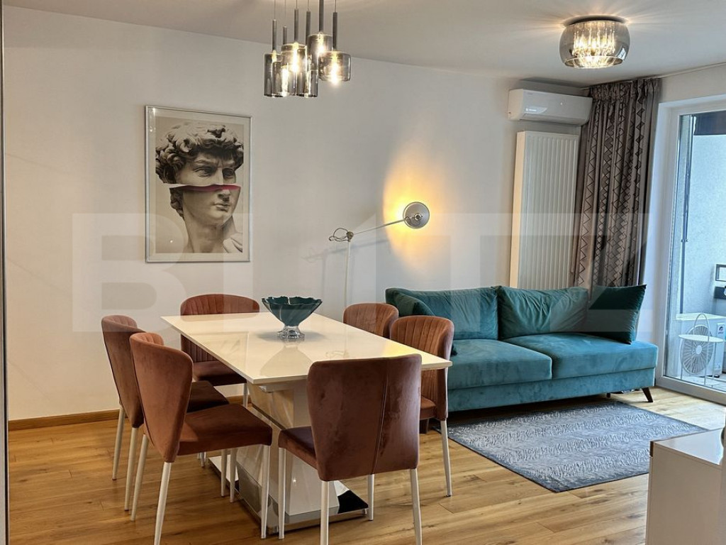 Apartament 2 camere, 60 mp, parcare, zona Tractorul-Coresi