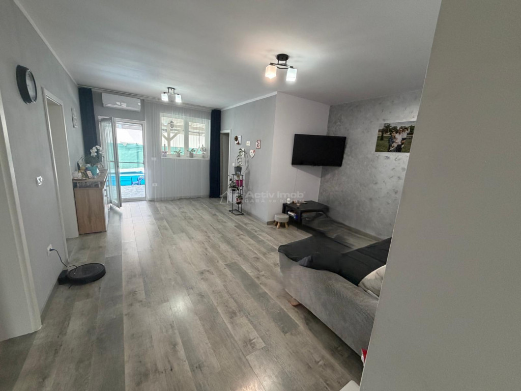 1/2 Duplex 3 camere/ Mobilat partial in Mosnita Noua
