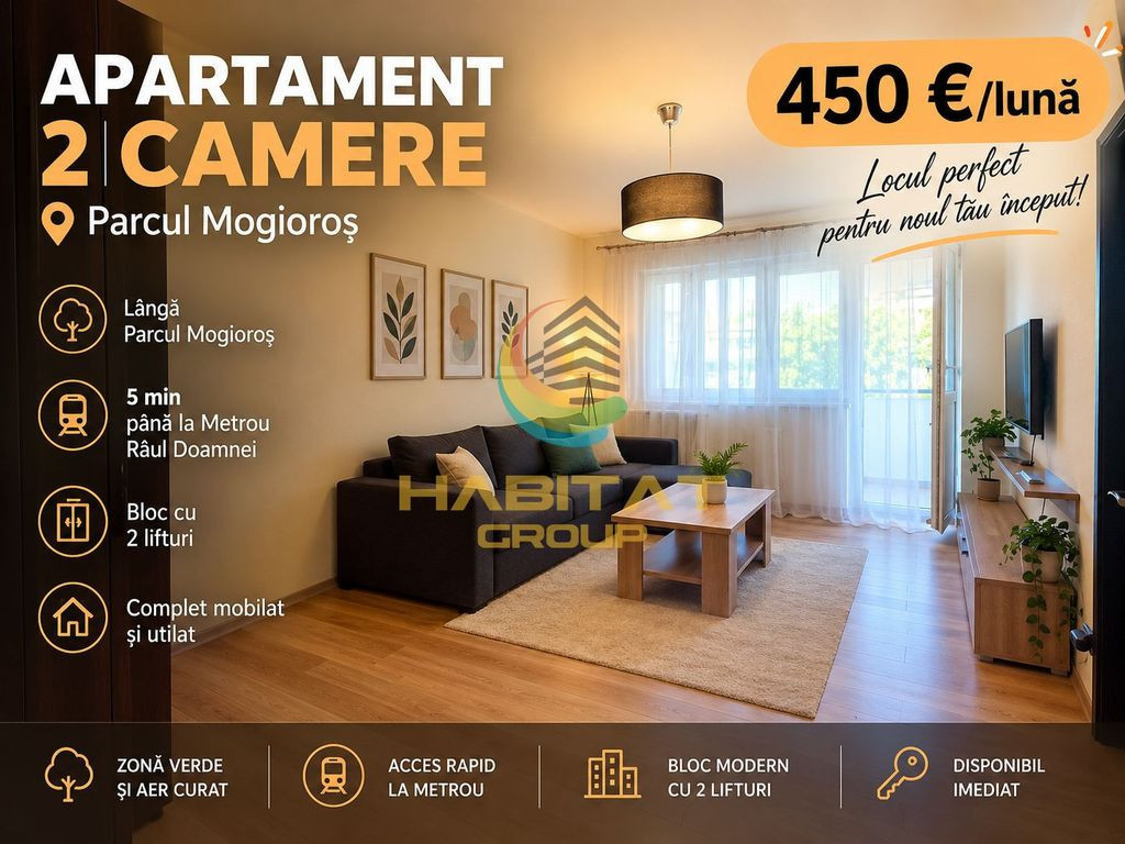 Închiriere Apartament 2 camere - Drumul Taberei | Parcul Moghioros