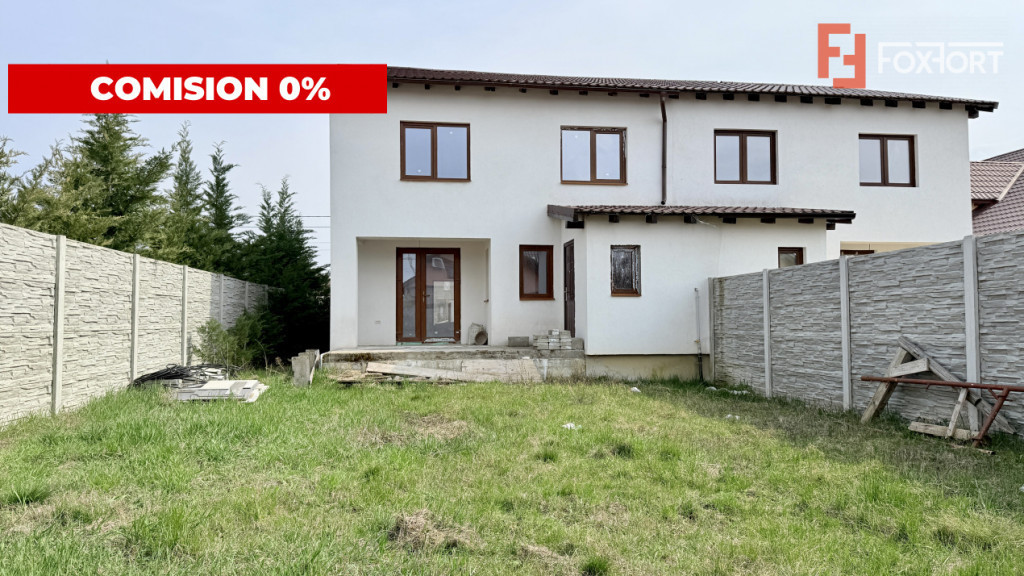 Duplex de vanzare 5 camere cu toate utilitatile - Mosnita No