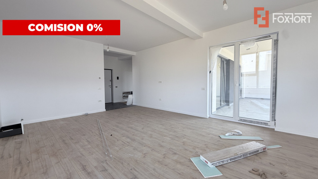 Comision 0% Apartament de vanzare, 3 camere + terasa de 15,6