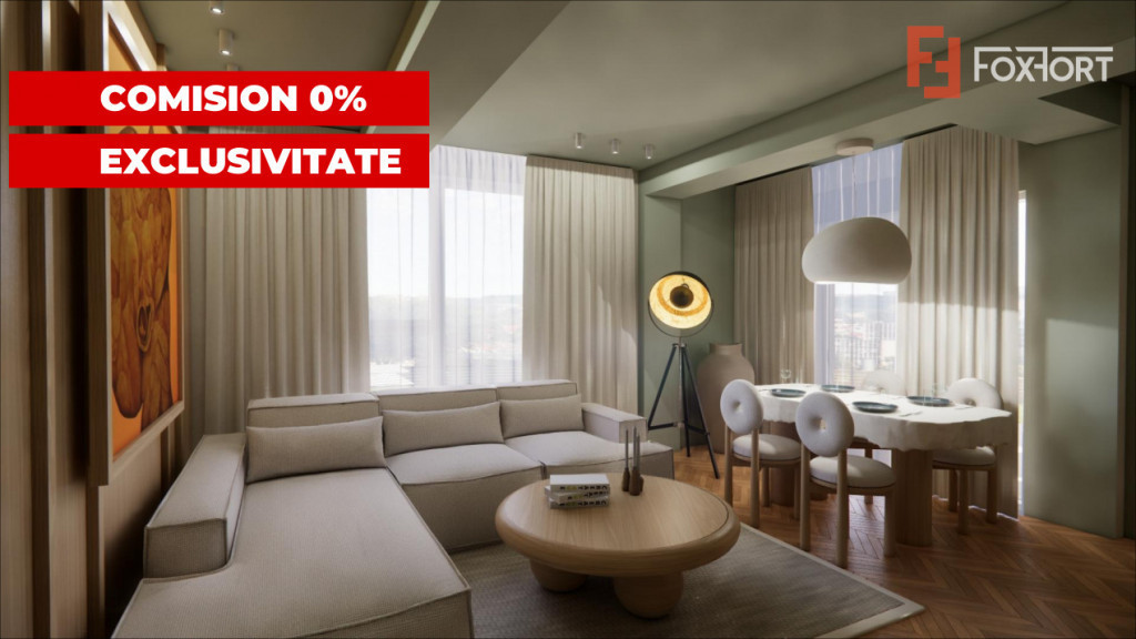COMISION 0% BLOC NOU Ap. cu 3 camere, bloc cu lift - Zona L