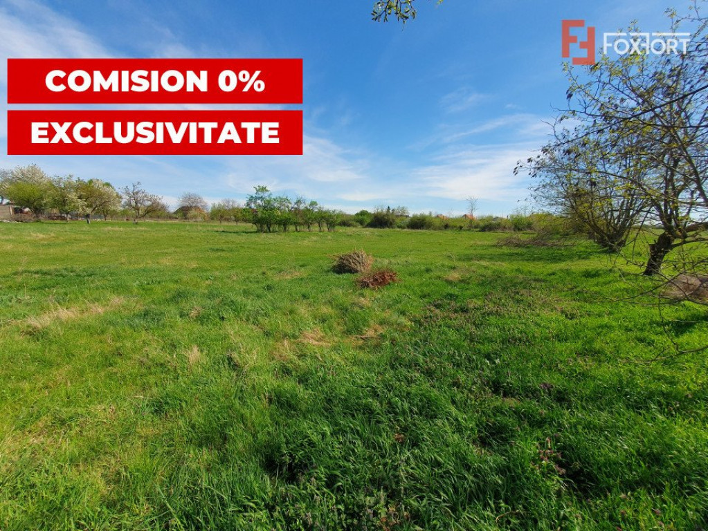 Comision 0% Teren intravilan 3000 mp in Padureni Jebel
