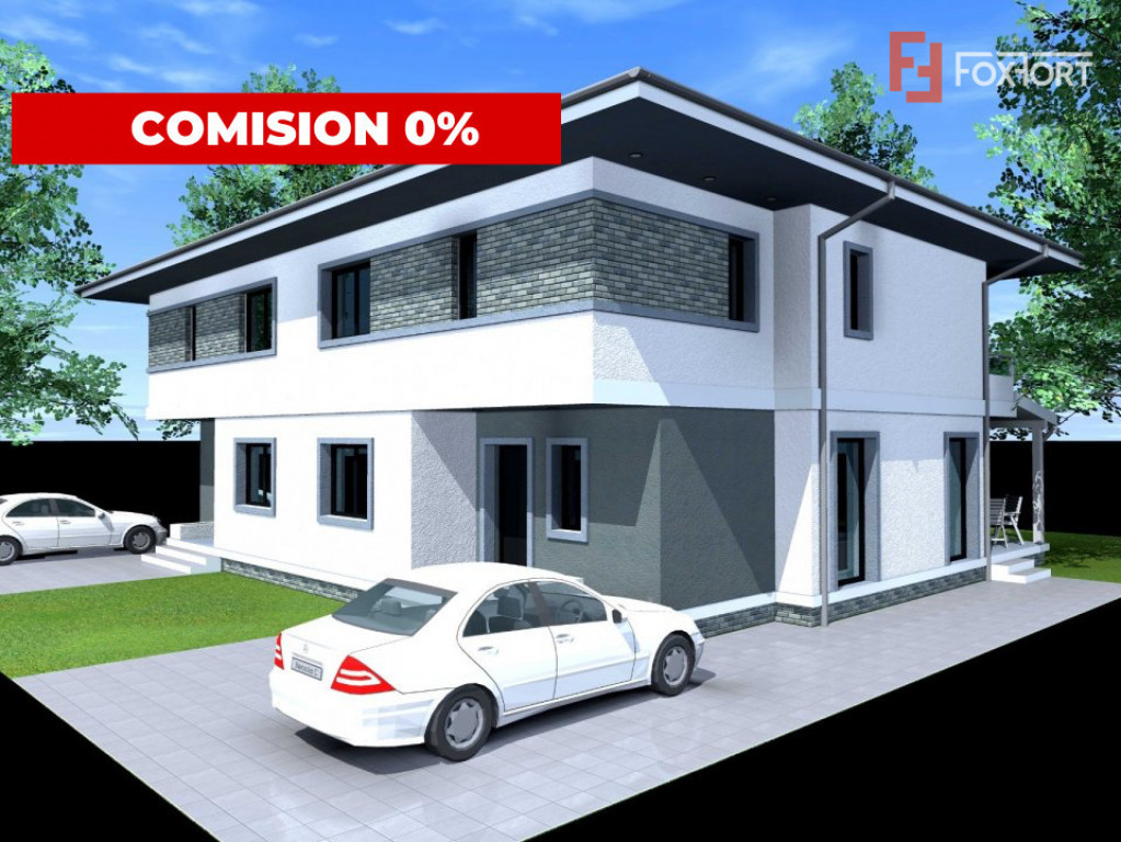 Duplex cu 5 camere si 3 bai, Pozitie excelenta Giarmata Vii