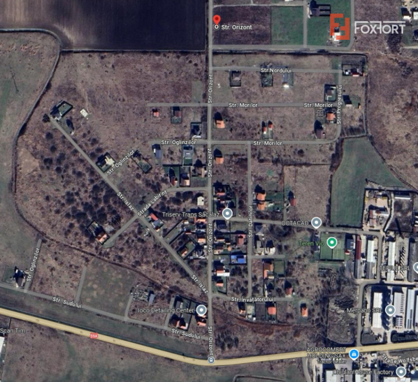 Teren de vanzare de 634 mp utili, zona Sacalaz