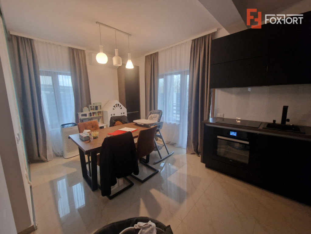 Duplex de vanzare cu 4 camere mobilat si utilat - Mosnita Ve