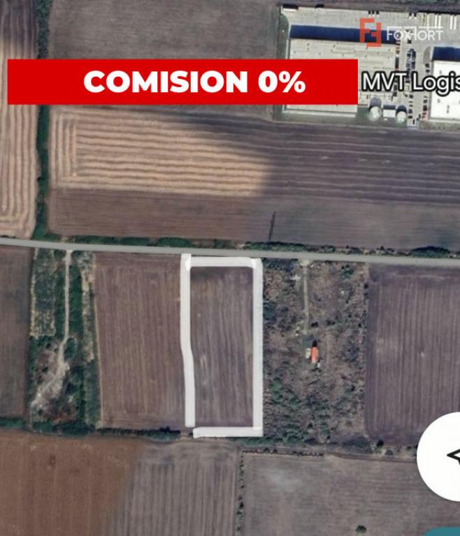 COMISION 0% Teren intravilan de 10.000 mp – pretabil hale