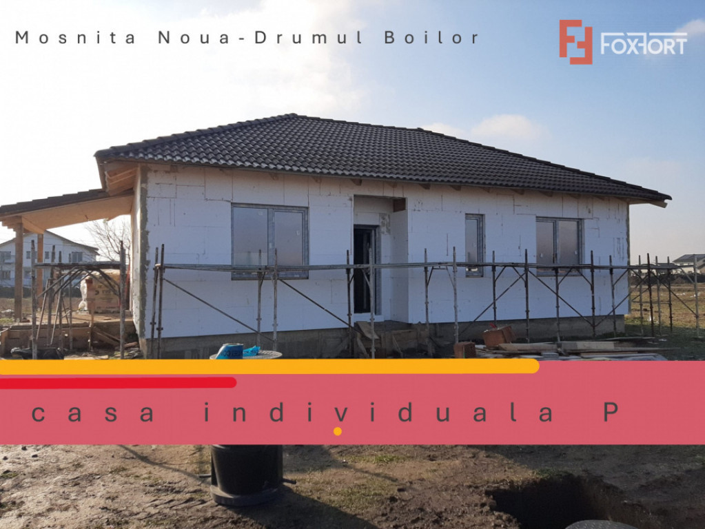 Casa individuala cu 4 camere si teren de 503 mp - zona Mosni