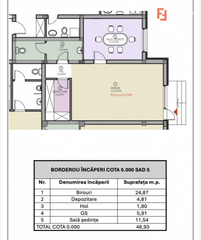 Spatiu comercial de 48,93 mp utili - Mosnita Noua - Oportuni