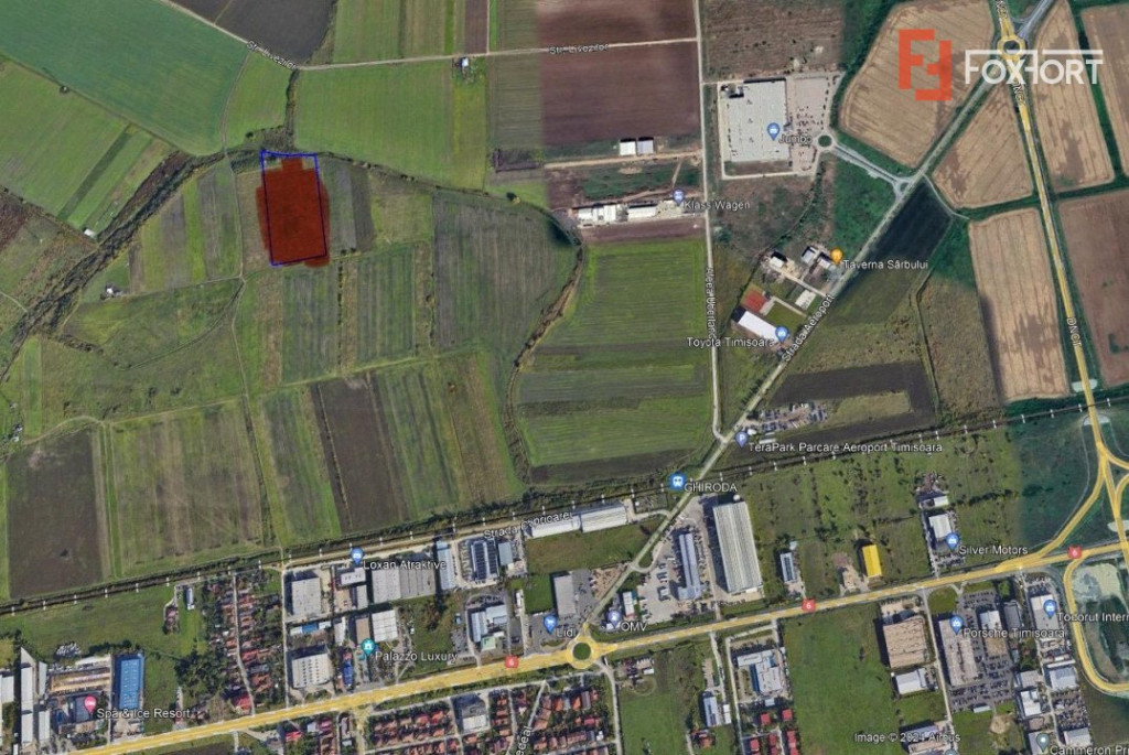 Teren extravilan 18500 mp pretabil depozit, comercial - in s