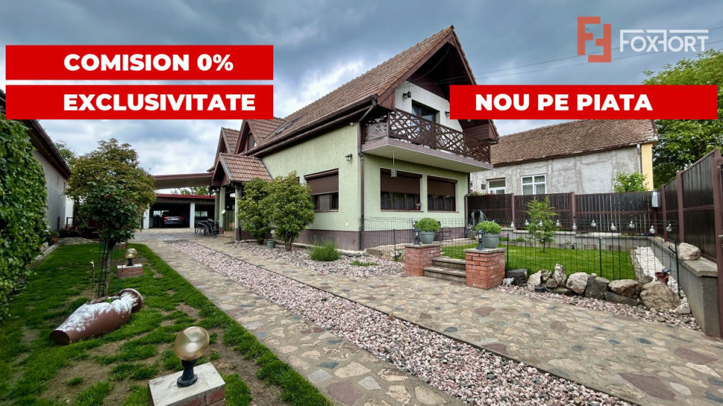 COMISION 0% Casa individuala 4 camere utilata, cu garaj dubl