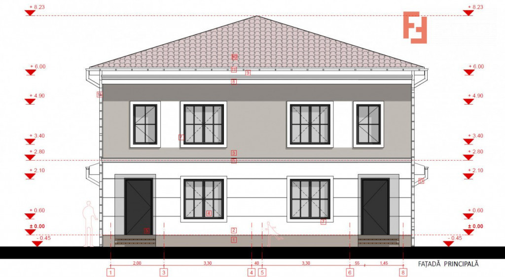 Duplex 4 camere, Sacalaz - Proiect nou