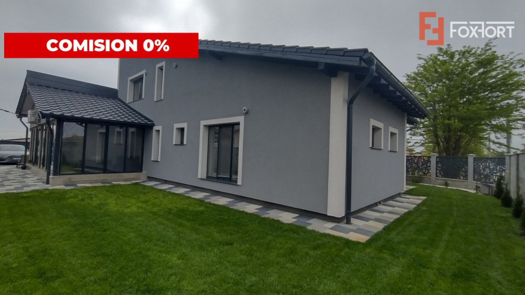 COMISION 0% Casa individuala 5 camere, Sacalaz - Eleganta si
