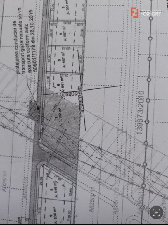 Teren intravilan 567 mp pentru constructii in Chisoda