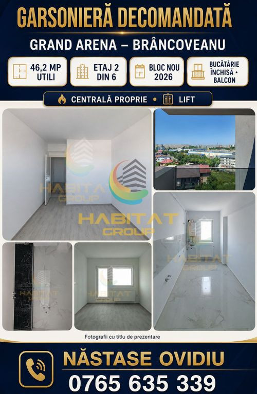 Vanzare Garsonieră decomandată Grand Arena–Brâncoveanu!