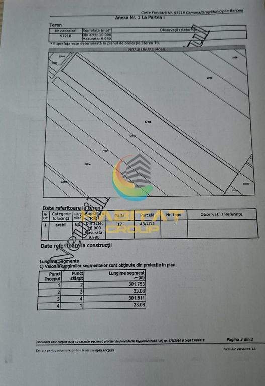 Teren Industrial 10.000 MP Comuna Berceni Ideal Hale, Depozite.
