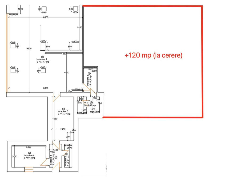 Spatiu comercial de 120-240mp pe Bulevardul Dragalina - Gara de Nord