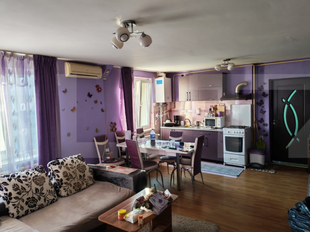 Apartament 3 camere, 58 mp, Aleea Muncii – centrală propr