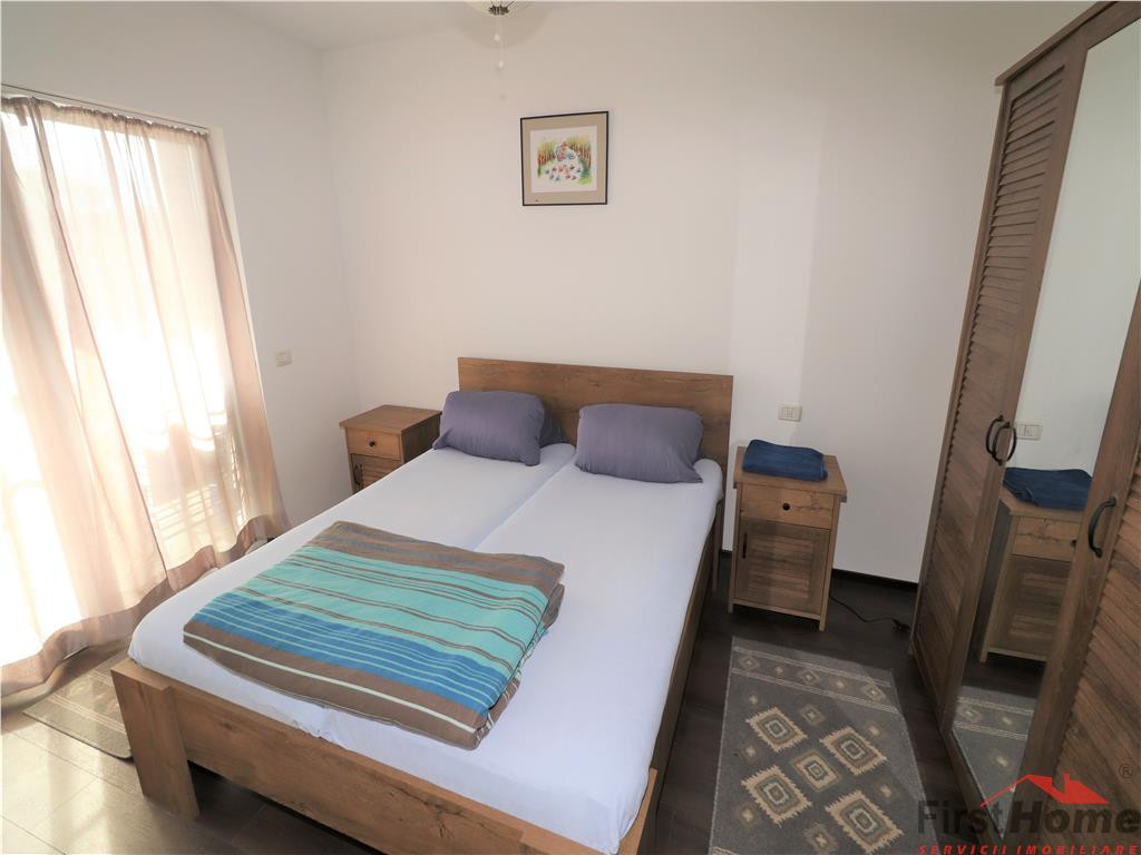 Apartament 2 camere, bloc nou, etaj 3, mobilat, parcare