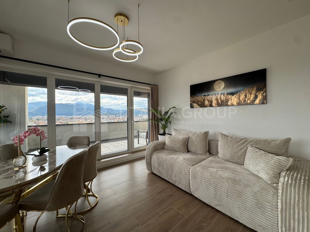 Penthouse NOU 3 camere, 97 mp, etaj 11 cu vedere + parcare | Bloc 2026
