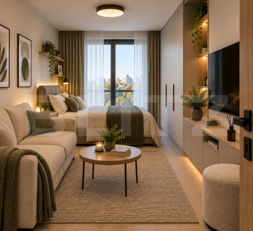 Apartament 1 camere, 39 mp, zona Lunca Cetatuii