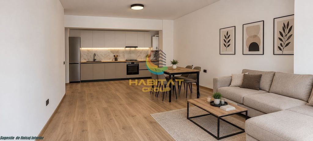 Apt 2 camere - parter inalt - metrou 15 min - 97.200 €