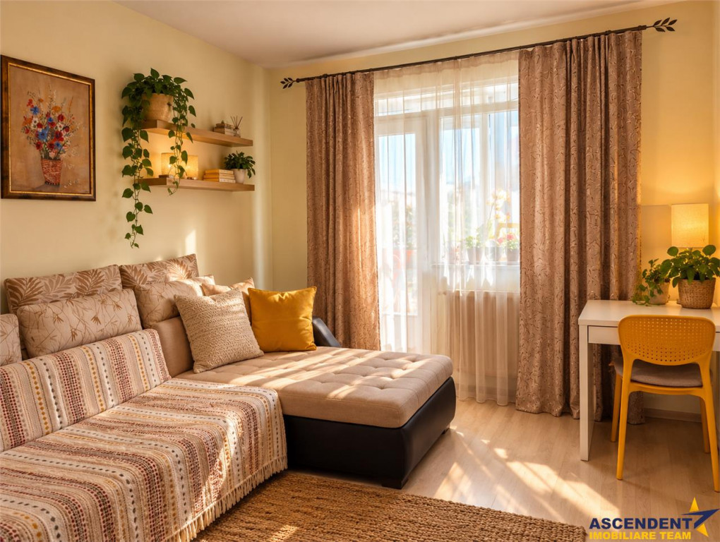 Apartament 2 camere, decomandat, balcon si parcare, Vlahuta