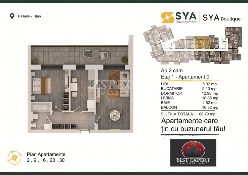 2 Camere | Direct Dezvoltator | Bloc Intim | Parcare Inclus?