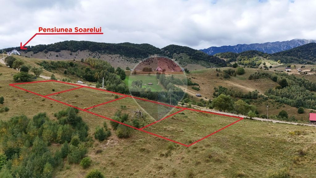 Comision 0%| Intravilan cu PUZ Șirnea –Fundata | PUZ |Priveliște 360°