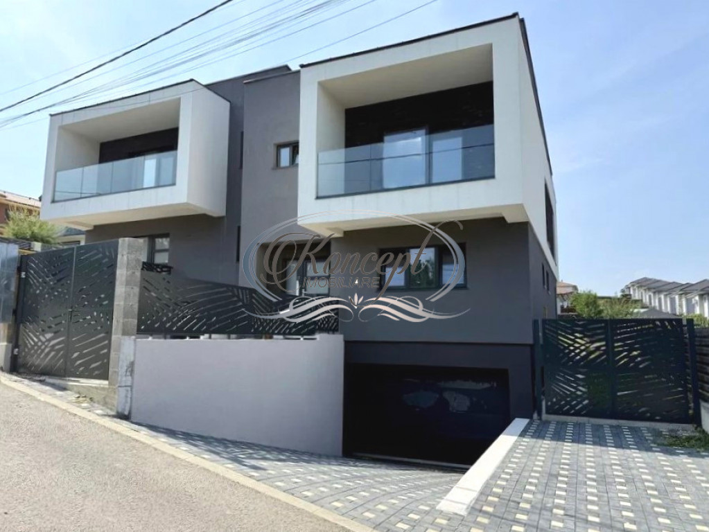 Casa moderna si luminoasa, cu spatii vitrate generoase, 610m