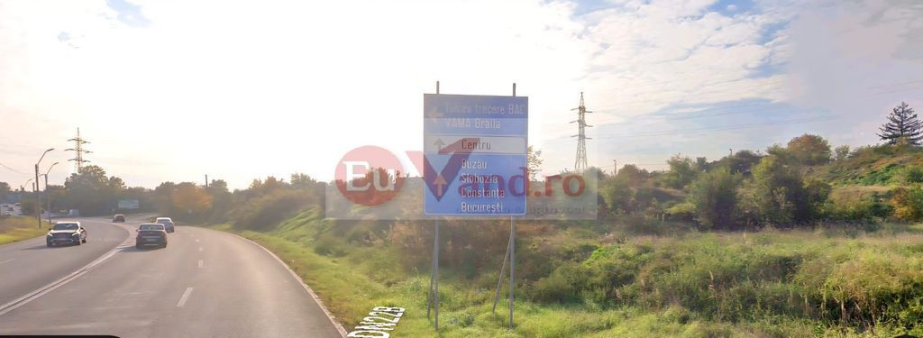 Teren intravilan 14.168 mp – pozitie excelenta la intrarea in Braila