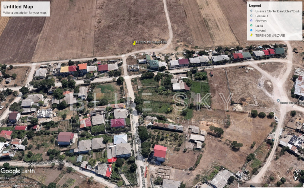 De vânzare teren extravilan, 400 mp, Loc. Techirghiol, Jud.
